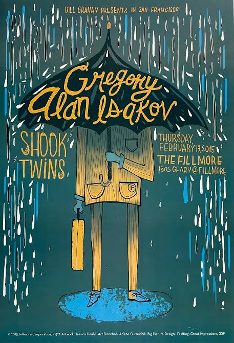 Gregory Alan Isakov 2026 live concert poster